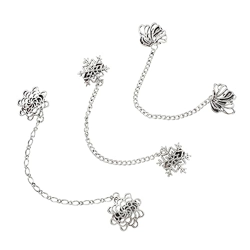 SOIMISS 2 Sätze Vintage Anstecknadel Pack Kettenbroschen Für Anzüge Hemden Schals Und Taschen Praktische Modeaccessoires Für Damen Und Herren 3 Stück * 2 von SOIMISS