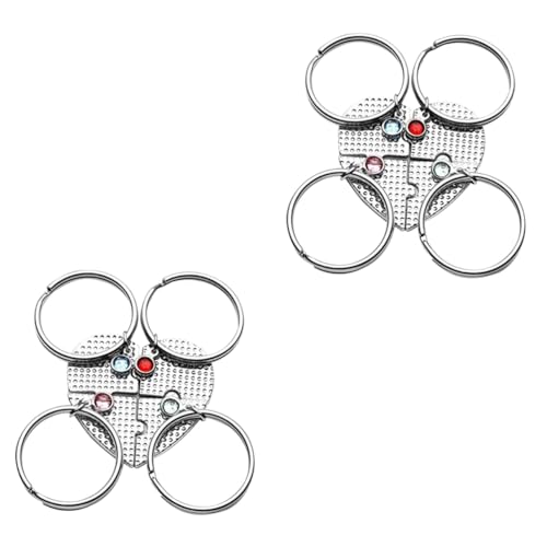 SOIMISS 2sätze Herz Schlüsselanhänger Aus Kreativen Puzzlestücken Teiliges Für Freundinnen Aus Hochwertigem Stilvolle Dekoration Für Taschen Und Schlüssel Mit Bedeutungsvollen von SOIMISS