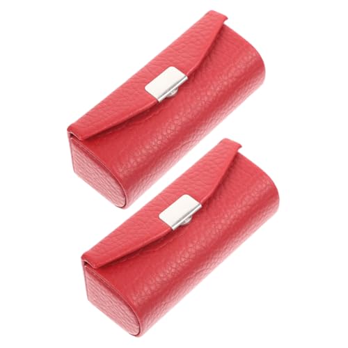 SOIMISS 2 Stck Lippenstift Etui Einzelhülle Tragbare Lippenstift Aufbewahrungstasche Reise Lipstick Case Schutzbeutel für Damen mit Feiner Struktur und Strapazierfähigem Material von SOIMISS
