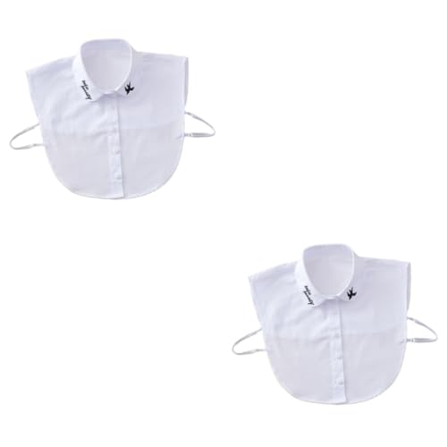 SOIMISS 2stücke Damen Baumwollkragen Abnehmbarer Fake-kragen Für Vielseitige Outfits Für Hochzeiten Partys Und Freizeit Elegantes Accessoire Für Frauen Und Mädchen Pflegeleicht Und von SOIMISS