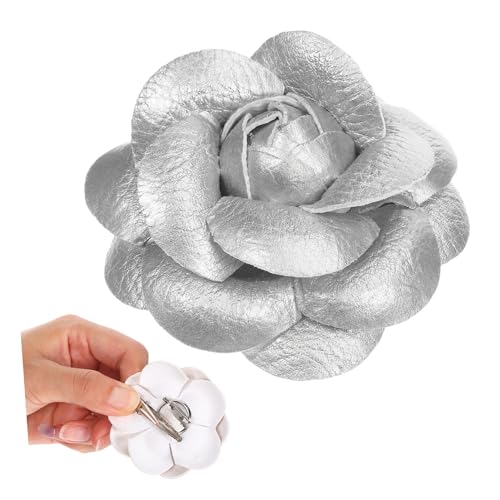 SOIMISS 2 Stück Blüten Schuhclips aus Satinstoff Abnehmbare Schuhspangen für Damen Dekoration für High Heels Ballerinas Sandalen Vielseitige Modeschmuck Broschen von SOIMISS