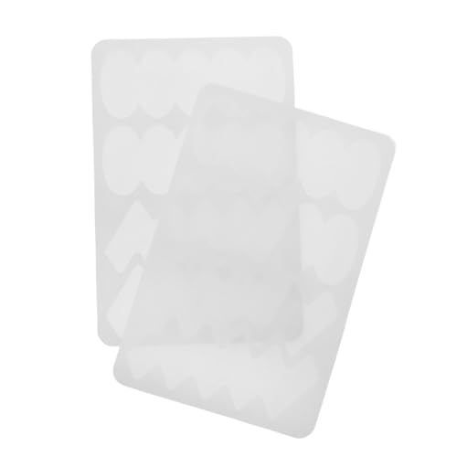 SOIMISS 2 Stück Diy Schmuckmuster für Haarspangen Schlüsselanhänger und Lesezeichen Haaraccessoires und Bastelprojekte Weiß von SOIMISS