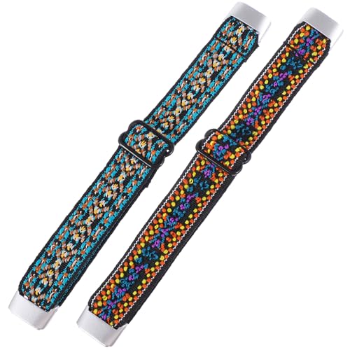 SOIMISS 2 Stück Einstellbares Nylon Ersatzarmband für Watch Fit Atmungsaktiv Elastisch Hautfreundlich Langlebig Kompatibel mit Watch Fit Verstellbare für Damen und Herren von SOIMISS