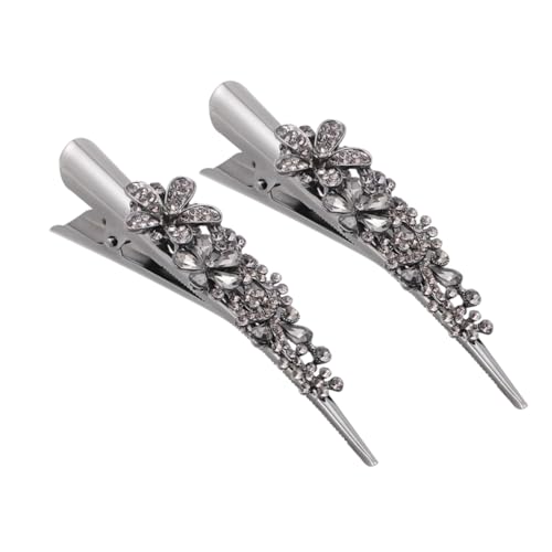 SOIMISS 2 Stück Große Vintage Haarklammer mit Kristallbesatz Metall Entenschnabel Clip Retro Haarschmuck für Damen Vielseitig Verwendbar als Haarspange und Haarklammer Robust und Tragbar SOIMISS 2 Stück Große Vintage Haarklammer mit Kristallbesatz Metall Entenschnabel Clip Retro Haarschmuck für Damen Vielseitig Verwendbar als Haarspange und Haarklammer Robust und Tragbar von SOIMISS