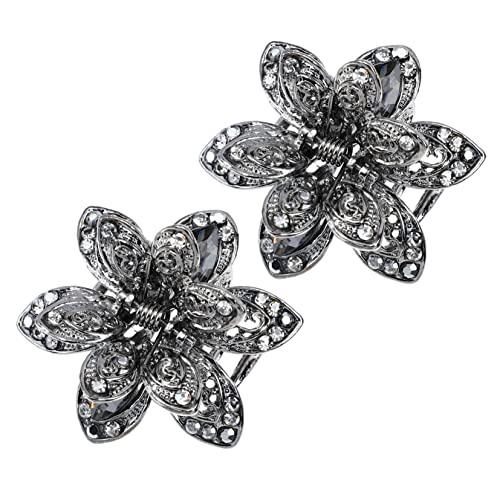 SOIMISS 2 Stück Haarklammern aus Legierung Metall Haarkralle Clips für Damen Eleganter Dekorativer Haarschmuck für Alltag und Besondere Anlässe von SOIMISS