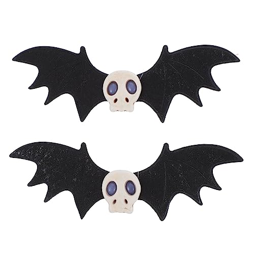 SOIMISS 2 Stück Halloween Haarschmuck Fledermaus Haarspangen für Mädchen Festival Party Karneval Kostüm Zubehör Leicht und Vielseitig von SOIMISS