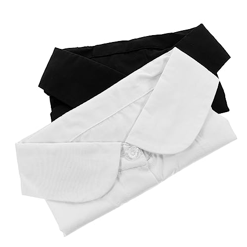 SOIMISS 2stücke Baumwoll Fake Collar Für Damen Abnehmbare Kragen Für Blusen Und Oberteile Vielseitiges Modeaccessoire Für Jeden Anlass von SOIMISS