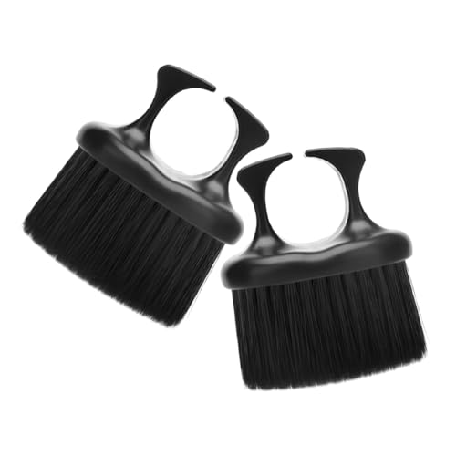 SOIMISS 2 Stück Knuckle Brush für Männer Bartpflege und Haarkontrolle Ergonomische Borstenbürste zum Entfernen Feiner Haare Tragbar und Leicht für Reisen und Tägliche Bart von SOIMISS