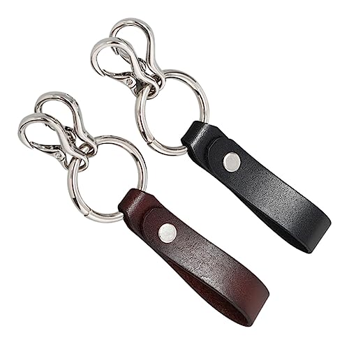SOIMISS Schlüsselanhänger Aus Ledergürtel Mit Im Punk-Stil – 2 Stück -schlüsselanhänger Stilvolles Schlüsselanhänger-Ornament Für Männer SOIMISS Schlüsselanhänger Aus Ledergürtel Mit Im Punk-Stil – 2 Stück -schlüsselanhänger Stilvolles Schlüsselanhänger-Ornament Für Männer von SOIMISS