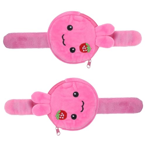 SOIMISS 2 Stück Niedliche Kaninchen Slap Armbänder für Jungen und Mädchen Leichte Langlebige Kindergeburtstags Gastgeschenke Weiche Schnapparmbänder als Partyzubehör und Goodie Bag Füller von SOIMISS