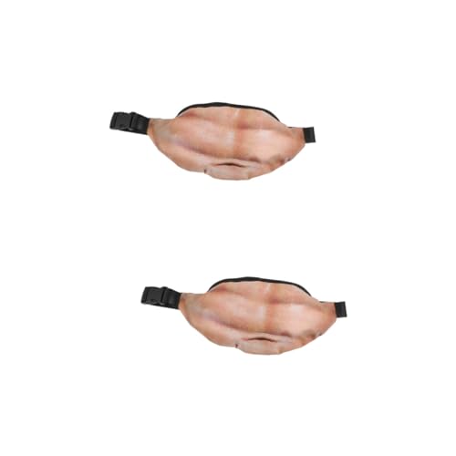 SOIMISS 2stücke Fanny Pack Für Männer Und Frauen Lustige Bauchtasche Im -Stil Verstellbare Gürteltasche Für Freizeit Reisen Und Sport Robustes Material Für Sicheren Halt Und von SOIMISS