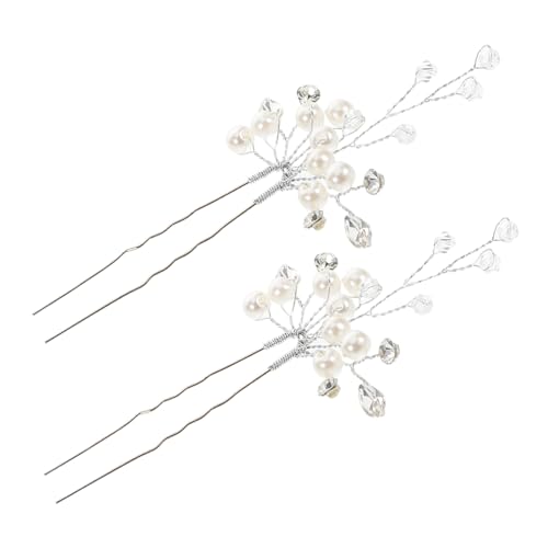 SOIMISS Elegant Hair 2 Stück Vintage Doppelzinken-haargabeln Für Hochzeiten Und Formelle Anlässe von SOIMISS