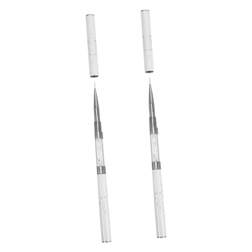 SOIMISS 2 Stück Professionelle Gelpolitur Malpinsel Doppelendiger Kunstdesign Stift für Zeichnungen und Präzise Linienführung von SOIMISS