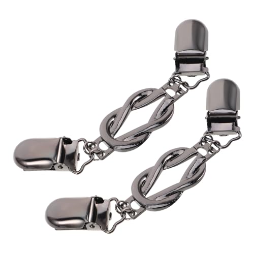 SOIMISS 2 Stück Retro Clips für Damen Vielseitige Strickjacken Verschluss Clips Langlebiger Legierung Einfach zu Befestigen Komfortabel und Robust für Pullover Cardigan Blusen und Kleider von SOIMISS