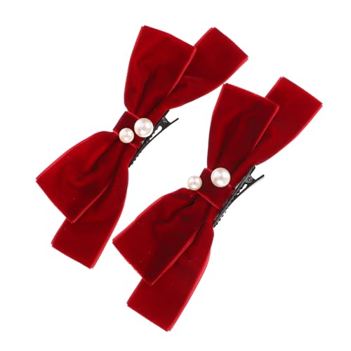 SOIMISS 2 Stück Rote Große Haarschleifen Haarspangen Damen Weiche Samtige Schleifenclips Ergonomisch Fester Griff Modische Haaraccessoires für Alltag Party Hochzeit Teiliges SOIMISS 2 Stück Rote Große Haarschleifen Haarspangen Damen Weiche Samtige Schleifenclips Ergonomisch Fester Griff Modische Haaraccessoires für Alltag Party Hochzeit Teiliges von SOIMISS
