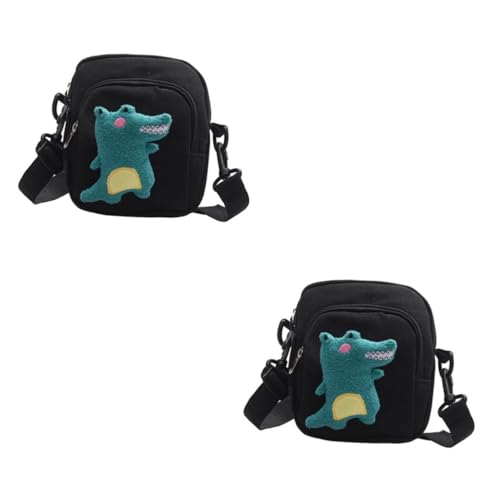 SOIMISS 2 Stück Schulter Messenger Handytasche Damentaschen Damen Umhängetaschen Segeltuch Umhängetasche Kleine Umhängetasche Mini Aufbewahrungsbehälter Mini Tasche von SOIMISS