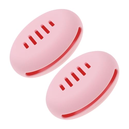 SOIMISS 2 Stück Silikon Make Up Schwamm Aufbewahrungsetui Tragbarer Beauty Ei Organizer Transparent Kosmetikpuderquaste Reise Etui von SOIMISS