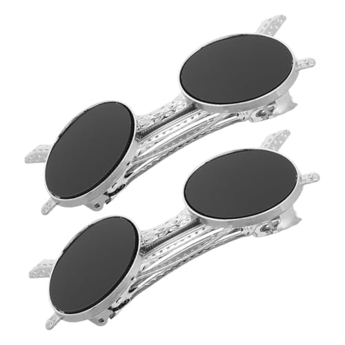 SOIMISS 2 Stück Sonnenbrillen Haarspangen aus Metall Lustige und Stilvolle Haarclips für Hochzeiten und Anlässe Dekorative Accessoires für Damen Rutschfeste Halter für Cmld Silber von SOIMISS