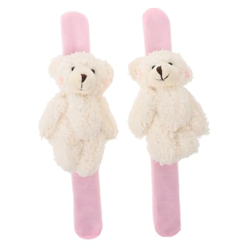 SOIMISS 2 Stück Süße Cartoon Bär Klatscharmbänder aus Weichem Hautfreundlich Einfach Anzulegen für Halloween und Tiermottopartys von SOIMISS