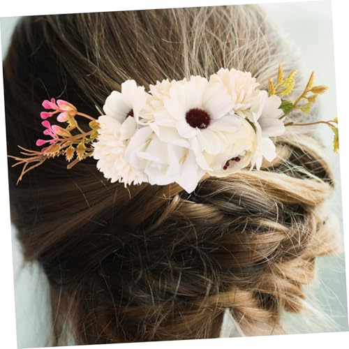 SOIMISS 2 Stück Teiliges Hochzeits Haarkamm mit Künstlichen Blumen Leichter Brautschmuck für Frauen Romantische Haaraccessoires für Strandfotos Partys und Anlässe SOIMISS 2 Stück Teiliges Hochzeits Haarkamm mit Künstlichen Blumen Leichter Brautschmuck für Frauen Romantische Haaraccessoires für Strandfotos Partys und Anlässe von SOIMISS