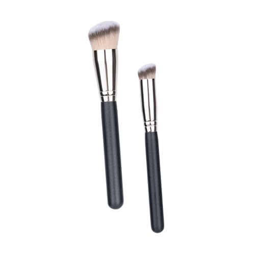 SOIMISS 2 Stück Teiliges Make up Pinsel für Frauen Vielseitig Einsetzbar für Foundation Puder und Concealer Professionell Tragbar und Einfach Anzuwenden von SOIMISS
