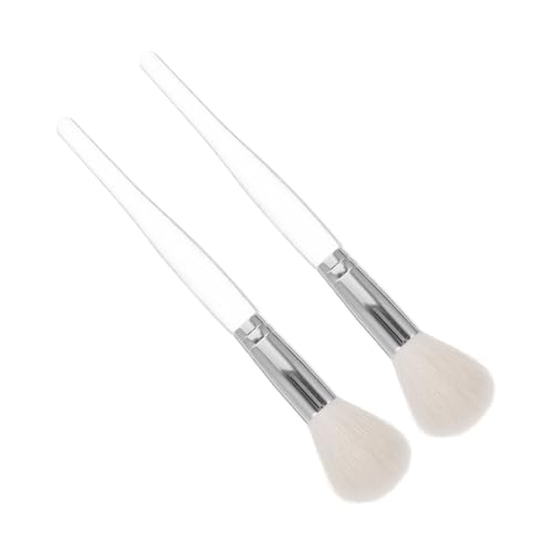 SOIMISS 2 Stück Teiliges Make up Pinselset Kleine Puder Rougepinsel aus Weichen Borsten für Präzises Auftragen und Natürliches Finish Leicht Handlich für Damen Unterwegs von SOIMISS
