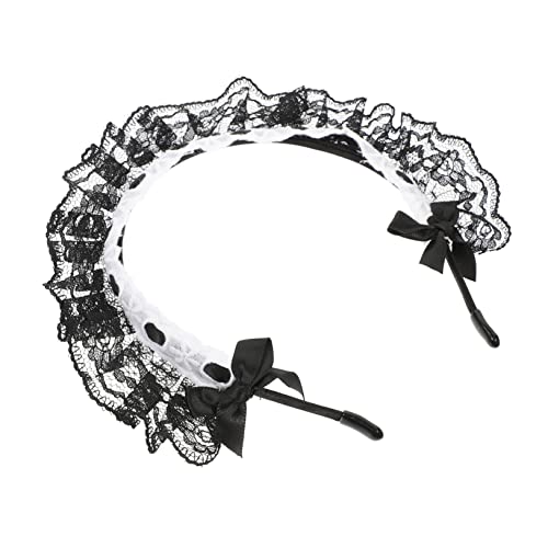 SOIMISS 2 Stück Teiliges Retro Spitzen Haarband mit Schleife Leichtes Bequemes Stirnband für Damen Schmerzfreie Feste Modisches Accessoire für Alltag und Besondere Anlässe von SOIMISS