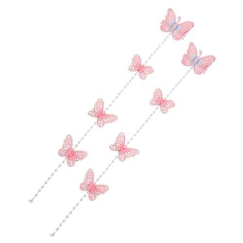 SOIMISS 2 Stück Teiliges Schmetterling Haarklammer mit Quaste Handgefertigte Haarspangen für Mädchen Sichere Langlebige Haarschmuck Geeignet für Dünnes und Dickes Haar Modische Haarclips von SOIMISS