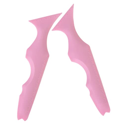 SOIMISS 2 Stück Silikon Eyeliner Schablonen für Lidschatten Tool Make Up Schablonen für Augenbrauen und Eyeliner Tragbar Langlebig für Jede Gelegenheit von SOIMISS