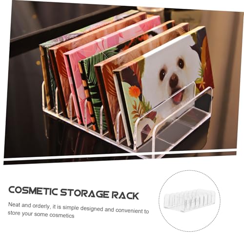 SOIMISS 2 Stück Transparenter Acryl Make Up Organizer mit Fächern Multifunktionales Kosmetik Aufbewahrungsregal für Lidschatten Puder und Lippenstift Platzsparend und Stilvoll für von SOIMISS