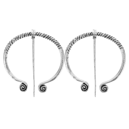 SOIMISS 2 Stück Vintage Brosche Penannular Cloak Pin für Kostümaccessoires Schals und Umhänge Metallverschluss Schmuck für Damen für Sammler und SOIMISS 2 Stück Vintage Brosche Penannular Cloak Pin für Kostümaccessoires Schals und Umhänge Metallverschluss Schmuck für Damen für Sammler und von SOIMISS