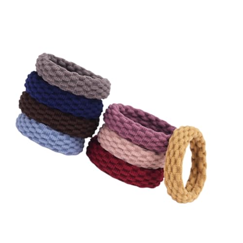 SOIMISS 20 Stck Teiliges Elastisches Haargummi Nahtlose Stoff Haarbänder für Frauen und Mädchen Robustes Haartuch Design Vielseitig Einsetzbar für Alltag Sport und Zufällige Farbe von SOIMISS