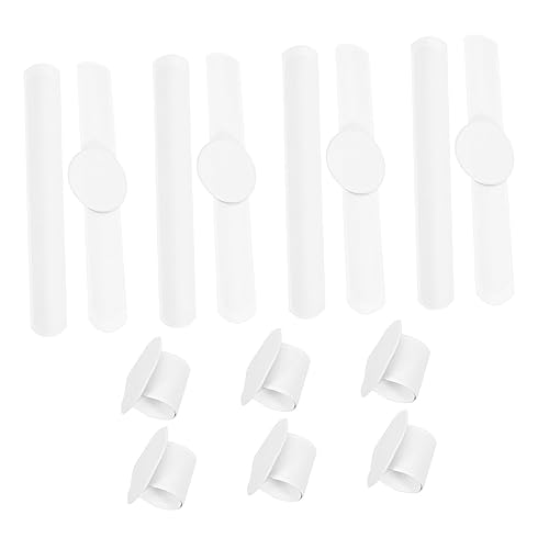 SOIMISS 20 Stck Teiliges Weißes Schnapparmband für Leere DIY Schnapparmbänder aus Langlebigem PVC als Bastelmaterial Partygeschenk und Spielarmband für Jungen und Mädchen von SOIMISS