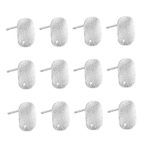 SOIMISS 20stück Flache Ohrringe Aus Legierung Kleine Ohrringe Damen-ohrschmuck Silberfarben Geschenkidee Für Mädchen Und Frauen von SOIMISS