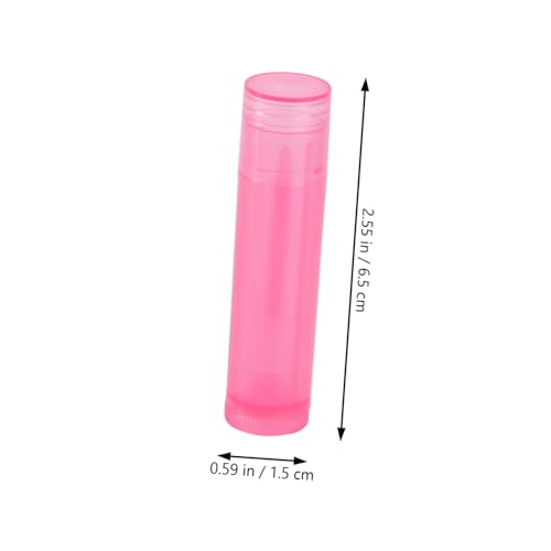 SOIMISS 20 Stück Teiliges Lippenbalsam Röhrchen aus Robustem PE Material Praktische DIY Lippenstift Behälter mit Drehmechanismus Platzsparend und Tragbar für Reisen Geeignet für Damen von SOIMISS