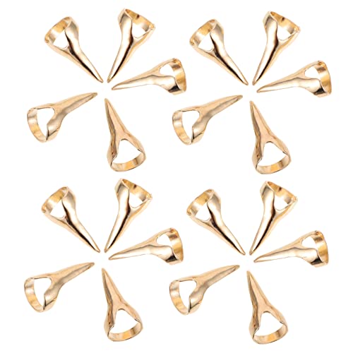 SOIMISS 20 Stück Teiliges Set Haarschmuck Ringe für Haartrennung und Styling Langlebige Finger Ringe für Rollenspiele und für Frisuren und Haarfärbung von SOIMISS