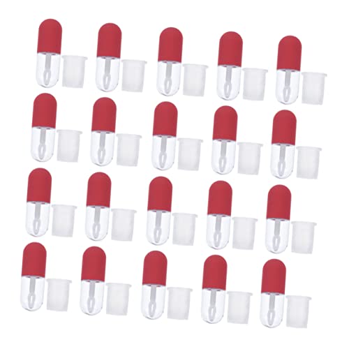 SOIMISS 20stücke Leere Lipgloss Rohr Lippenstift Flasche Nachfüllbar Lip Balm Flaschen Transparente Kunststoff Tuben Für Kosmetika DIY von SOIMISS