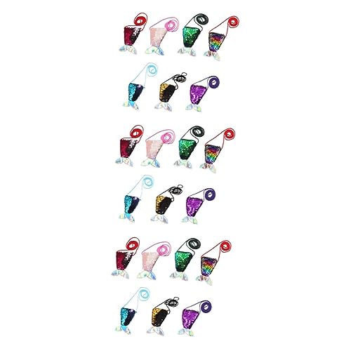 SOIMISS 21stücke Teiliges Junge Mädchen Umhängetasche Meerjungfrau Mit Pailletten Kreative Farbenfrohe Geldbörse Für Mädchen Für Geburtstagsfeiern Und Tägliche Nutzung von SOIMISS