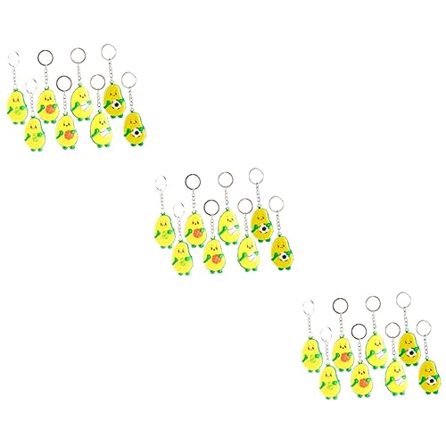 SOIMISS STK Avocado-schlüsselanhänger Schlüsselanhänger Rucksackanhänger Preise Für Den Schulkarneval Avocadogeschenke Für Avocadoliebhaber Auto Schlüsselanhänger Geldbeutel-anhänger Pu von SOIMISS