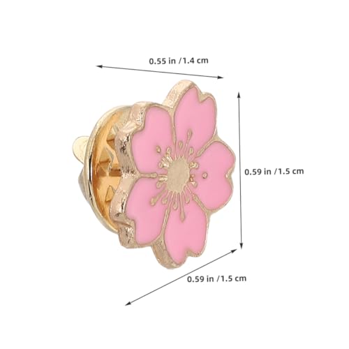 SOIMISS 24 Stück Teiliges Kawaii Kirschblüten Anstecknadeln Langlebiger Emaille Beschichtung Niedliche Blütenbroschen für Kleidung Rucksäcke DIY und Schmuckdekoration von SOIMISS
