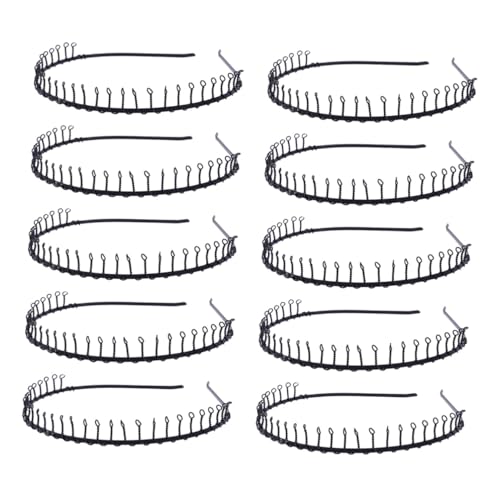 SOIMISS 24 Stück Teiliges Schwarzer Haarkämme aus Robustem Einfaches Haaraccessoire für Damen und Mädchen Atmungsaktiv und Langlebig Vielseitig für Sport Pflege und Styling Geeignet von SOIMISS