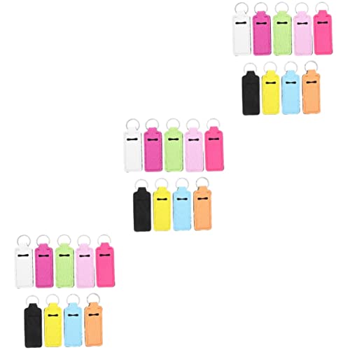 SOIMISS 27stücke Lippenstift Schlüsselanhänger Schutzhülle Für Lippenstift Tragbarer Kosmetik Organizer Praktisches Accessoire Für Handtaschen Und Schlüssel von SOIMISS
