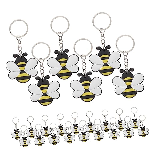 SOIMISS 288 STK Biene Schlüsselanhänger Kidcraft-spielset Fuchs Auto Bienen-gastgeschenke Schlüsselanhänger Mit Cartoon-Biene Füller Bienen-schlüsselanhänger Spielzeuge Kette Metall von SOIMISS