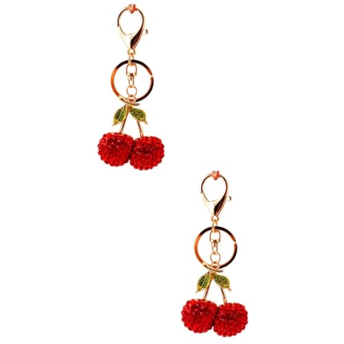SOIMISS 2St Auto schlüsselanhänger Valentinstag schlüsselanhänger pärchen schlüsselanhänger Halter Kreativer Schlüsselanhänger Modischer Schlüsselanhänger Anhänger Schlüsselanhänger rot von SOIMISS