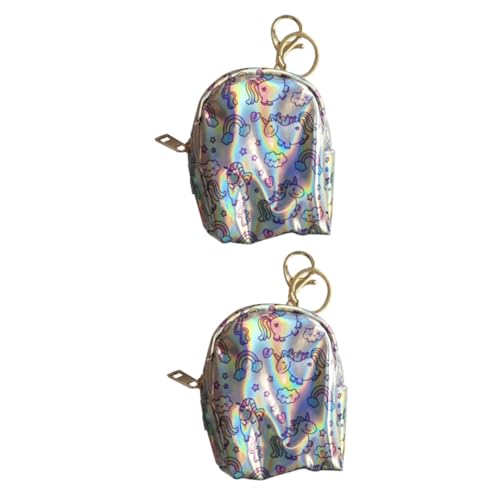 SOIMISS 2stücke Mini Iridescence Geldbörse Kleiner Tragbarer Reißverschluss-münzbeutel Für Mädchen Zum Aufbewahren Von Kleingeld Karten Und Schlüsseln Für Schule Und Ausflüge von SOIMISS