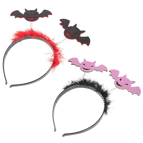 SOIMISS 2stücke Halloween Fledermaus Haarreif Dekorative Kostüm Accessoires Für Cosplay Und Partys Wiederverwendbar Und Leicht Ergänzung Für Ihre Halloween-outfits von SOIMISS