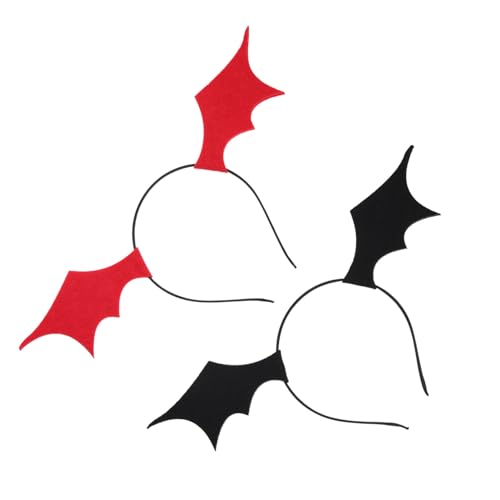 SOIMISS 2stücke Halloween Haarreifen Mit Fledermaus-design Cosplay Haarschmuck Für Partys Kreative Haarbänder Für Erwachsene von SOIMISS