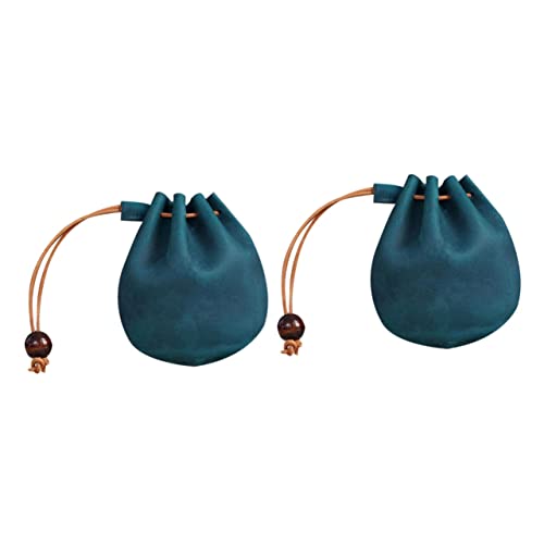 SOIMISS 2stücke Mini Leder Geldbörse Vintage Münzbeutel Multifunktionale Schlüsselaufbewahrung Wilde Pferdefarbe Für Alltag Schule Und Reisen Leicht Und Langlebig Hochwertige von SOIMISS