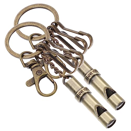 SOIMISS 2 Stücke Retro Schlüsselanhänger Ich Liebe Dich Charm Schlüsselanhänger Paare Präsentieren Vintage Schlüsselanhänger von SOIMISS