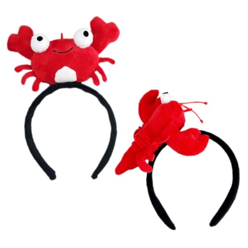 SOIMISS 2stücke Lobster Und Crab Bopper Stirnbänder Lustige Kostüm-accessoires Für Partys Und Cosplay Für Erwachsene Und Teenager von SOIMISS